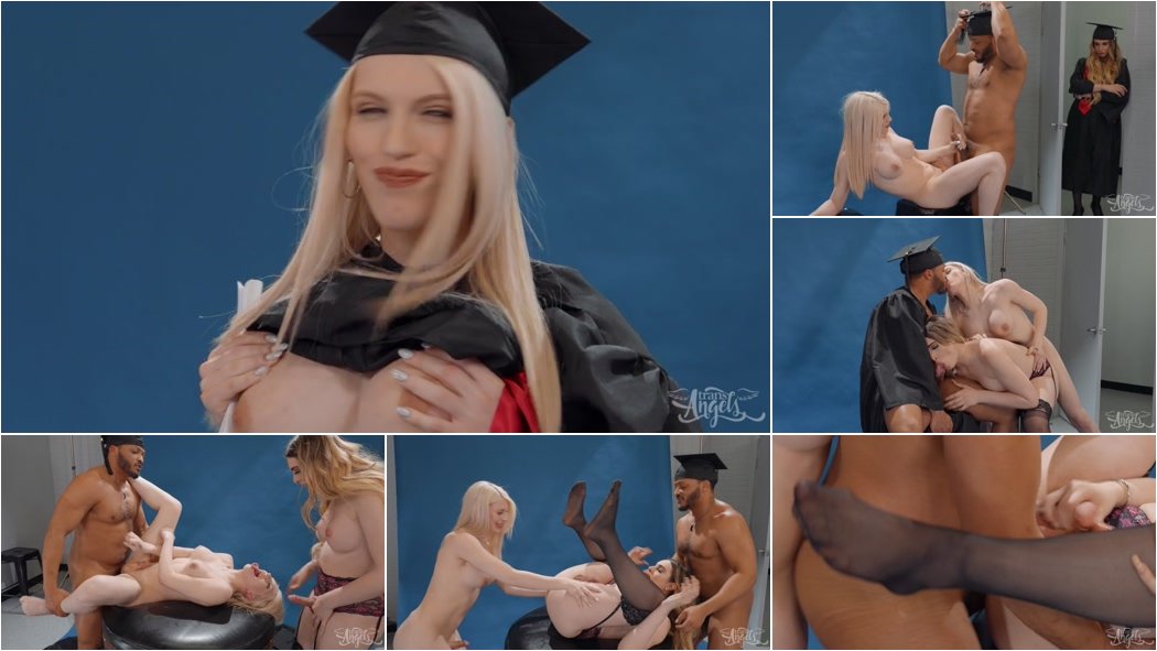 Izzy Wilde, Ivory Mayhem, Dillon Diaz - Graduated And Penetrated [HD 720p]