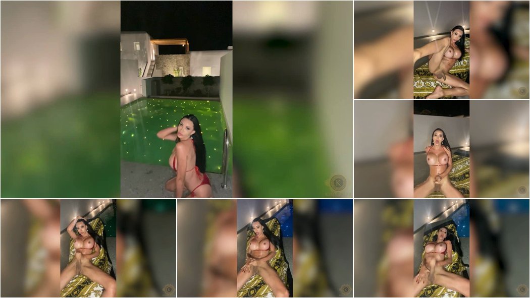 Kimberlee - Sexy Poolside Tranny [HD 720p]